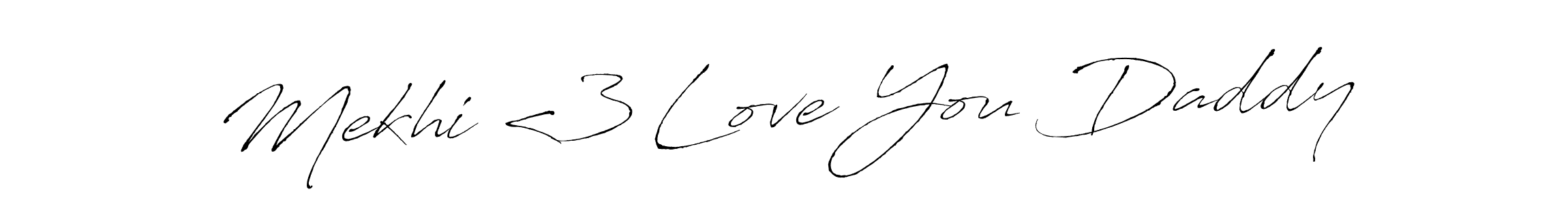 See photos of Mekhi <3 Love You Daddy official signature by Spectra . Check more albums & portfolios. Read reviews & check more about Antro_Vectra font. Mekhi <3 Love You Daddy signature style 6 images and pictures png