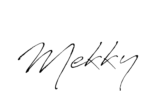 Also we have Mekky name is the best signature style. Create professional handwritten signature collection using Antro_Vectra autograph style. Mekky signature style 6 images and pictures png