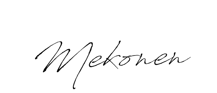 Mekonen stylish signature style. Best Handwritten Sign (Antro_Vectra) for my name. Handwritten Signature Collection Ideas for my name Mekonen. Mekonen signature style 6 images and pictures png