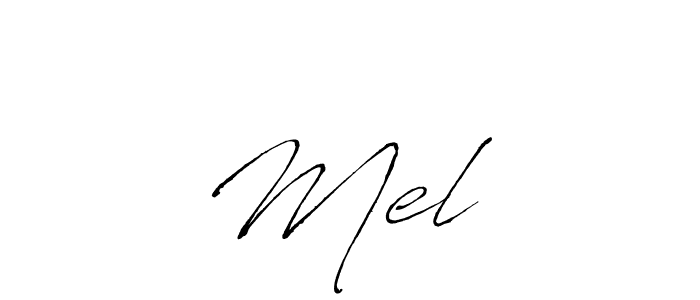 How to make Mel ❤ name signature. Use Antro_Vectra style for creating short signs online. This is the latest handwritten sign. Mel ❤ signature style 6 images and pictures png