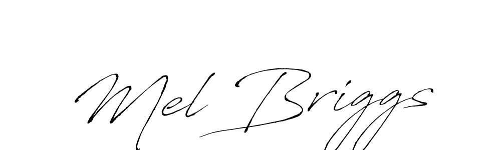 Make a beautiful signature design for name Mel Briggs. With this signature (Antro_Vectra) style, you can create a handwritten signature for free. Mel Briggs signature style 6 images and pictures png