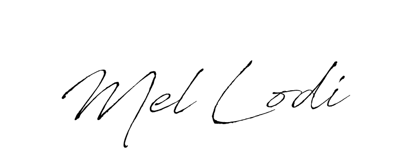 How to make Mel Lodi name signature. Use Antro_Vectra style for creating short signs online. This is the latest handwritten sign. Mel Lodi signature style 6 images and pictures png