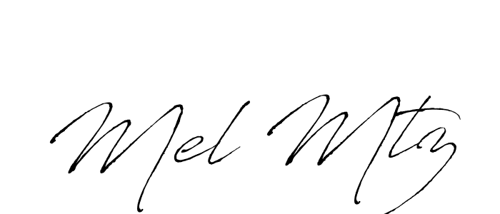 Similarly Antro_Vectra is the best handwritten signature design. Signature creator online .You can use it as an online autograph creator for name Mel Mtz. Mel Mtz signature style 6 images and pictures png