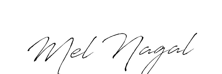Make a beautiful signature design for name Mel Nagal. With this signature (Antro_Vectra) style, you can create a handwritten signature for free. Mel Nagal signature style 6 images and pictures png