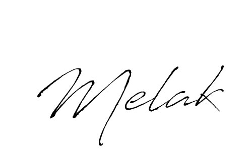 How to make Melak signature? Antro_Vectra is a professional autograph style. Create handwritten signature for Melak name. Melak signature style 6 images and pictures png