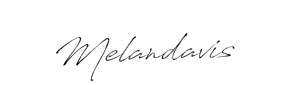 Also we have Melandavis name is the best signature style. Create professional handwritten signature collection using Antro_Vectra autograph style. Melandavis signature style 6 images and pictures png