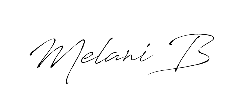 It looks lik you need a new signature style for name Melani B. Design unique handwritten (Antro_Vectra) signature with our free signature maker in just a few clicks. Melani B signature style 6 images and pictures png