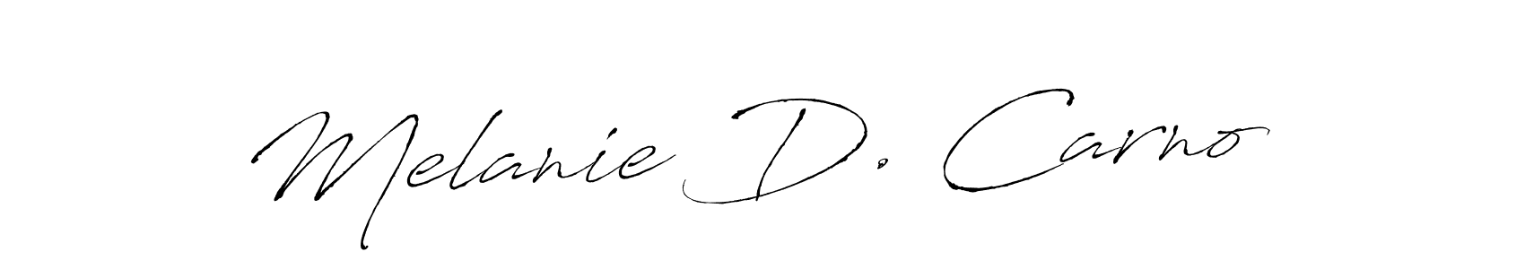 You should practise on your own different ways (Antro_Vectra) to write your name (Melanie D. Carno ) in signature. don't let someone else do it for you. Melanie D. Carno  signature style 6 images and pictures png