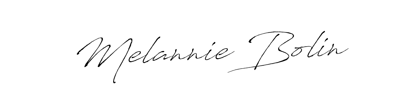 Create a beautiful signature design for name Melannie Bolin. With this signature (Antro_Vectra) fonts, you can make a handwritten signature for free. Melannie Bolin signature style 6 images and pictures png