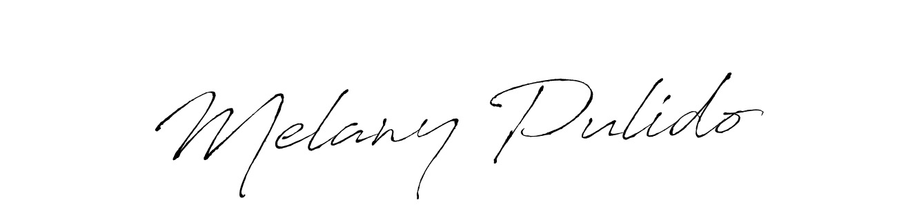 Use a signature maker to create a handwritten signature online. With this signature software, you can design (Antro_Vectra) your own signature for name Melany Pulido. Melany Pulido signature style 6 images and pictures png