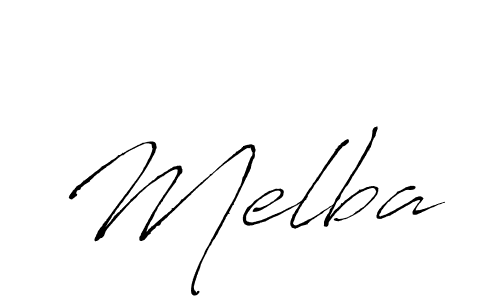 How to make Melba signature? Antro_Vectra is a professional autograph style. Create handwritten signature for Melba name. Melba signature style 6 images and pictures png