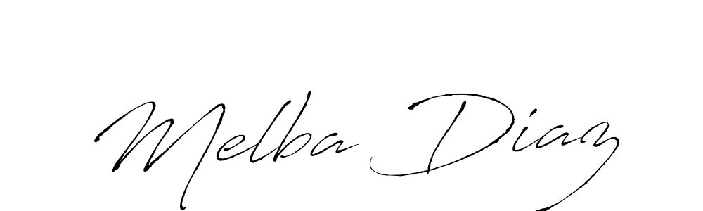 Make a beautiful signature design for name Melba Diaz. Use this online signature maker to create a handwritten signature for free. Melba Diaz signature style 6 images and pictures png