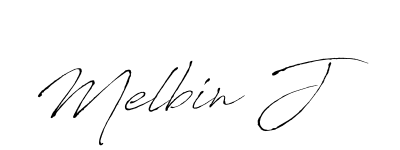 Antro_Vectra is a professional signature style that is perfect for those who want to add a touch of class to their signature. It is also a great choice for those who want to make their signature more unique. Get Melbin J name to fancy signature for free. Melbin J signature style 6 images and pictures png