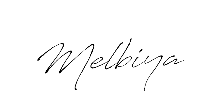 Antro_Vectra is a professional signature style that is perfect for those who want to add a touch of class to their signature. It is also a great choice for those who want to make their signature more unique. Get Melbiya name to fancy signature for free. Melbiya signature style 6 images and pictures png