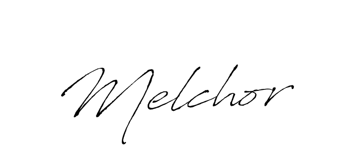 Design your own signature with our free online signature maker. With this signature software, you can create a handwritten (Antro_Vectra) signature for name Melchor. Melchor signature style 6 images and pictures png