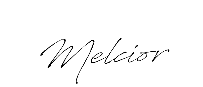 Melcior stylish signature style. Best Handwritten Sign (Antro_Vectra) for my name. Handwritten Signature Collection Ideas for my name Melcior. Melcior signature style 6 images and pictures png