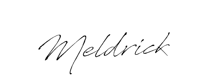 The best way (Antro_Vectra) to make a short signature is to pick only two or three words in your name. The name Meldrick include a total of six letters. For converting this name. Meldrick signature style 6 images and pictures png
