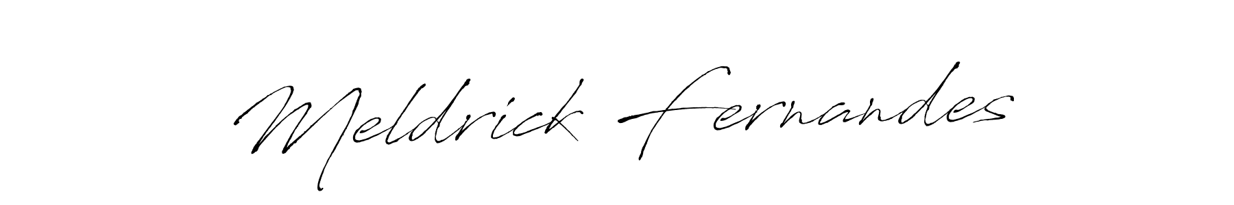 Use a signature maker to create a handwritten signature online. With this signature software, you can design (Antro_Vectra) your own signature for name Meldrick Fernandes. Meldrick Fernandes signature style 6 images and pictures png