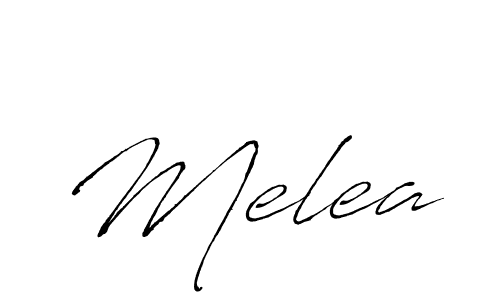 Create a beautiful signature design for name Melea. With this signature (Antro_Vectra) fonts, you can make a handwritten signature for free. Melea signature style 6 images and pictures png