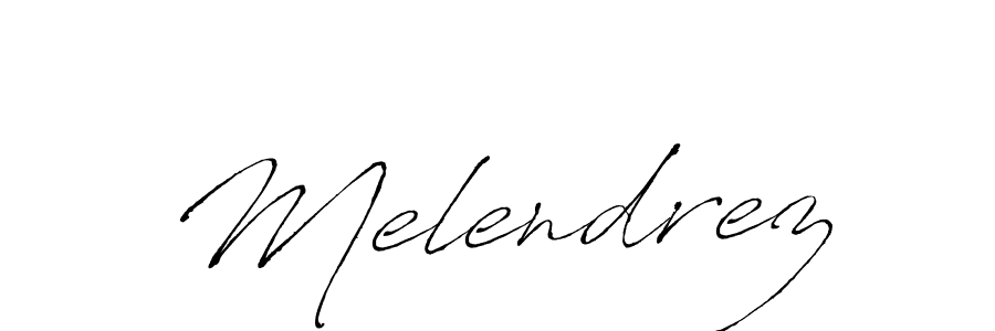 Melendrez stylish signature style. Best Handwritten Sign (Antro_Vectra) for my name. Handwritten Signature Collection Ideas for my name Melendrez. Melendrez signature style 6 images and pictures png