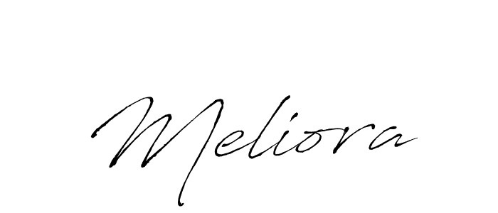 Meliora stylish signature style. Best Handwritten Sign (Antro_Vectra) for my name. Handwritten Signature Collection Ideas for my name Meliora. Meliora signature style 6 images and pictures png