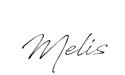 Use a signature maker to create a handwritten signature online. With this signature software, you can design (Antro_Vectra) your own signature for name Melis. Melis signature style 6 images and pictures png