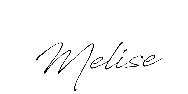 The best way (Antro_Vectra) to make a short signature is to pick only two or three words in your name. The name Melise include a total of six letters. For converting this name. Melise signature style 6 images and pictures png