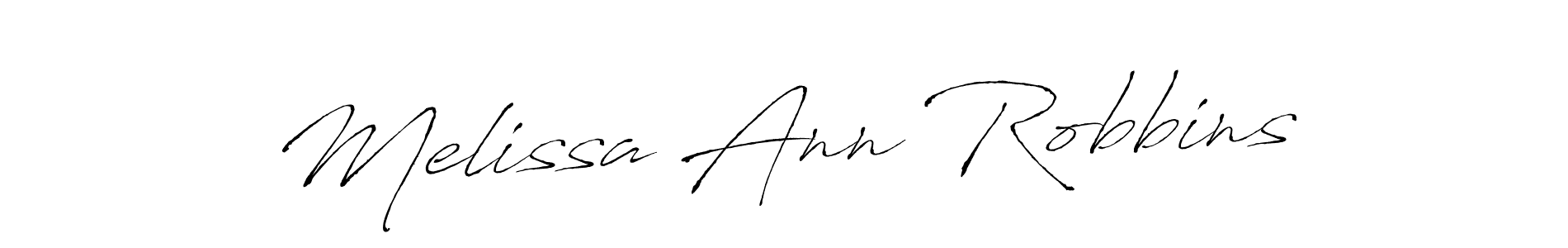 Make a beautiful signature design for name Melissa Ann Robbins. With this signature (Antro_Vectra) style, you can create a handwritten signature for free. Melissa Ann Robbins signature style 6 images and pictures png