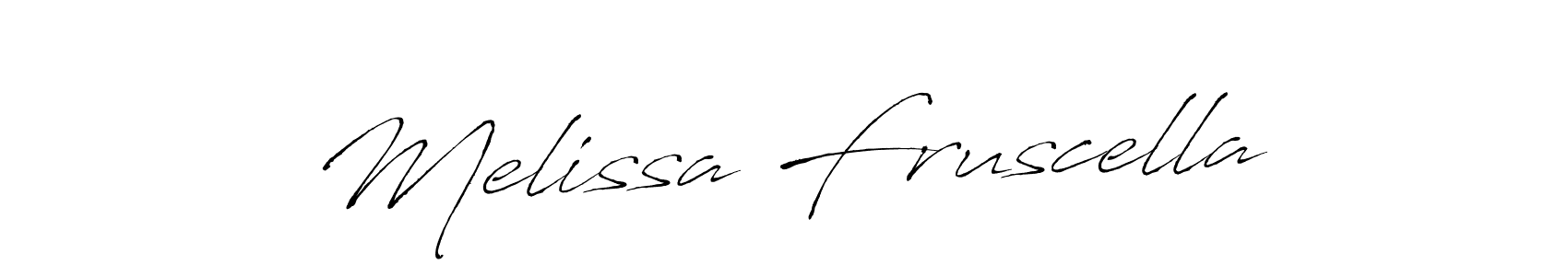 Design your own signature with our free online signature maker. With this signature software, you can create a handwritten (Antro_Vectra) signature for name Melissa Fruscella. Melissa Fruscella signature style 6 images and pictures png