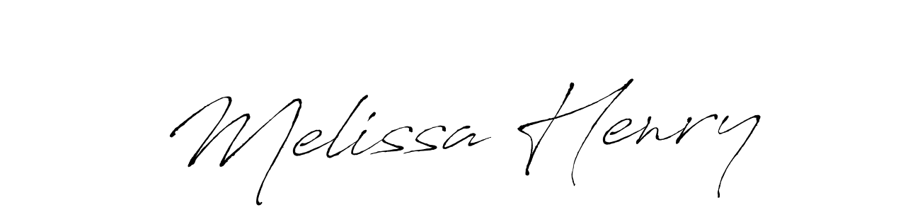 Use a signature maker to create a handwritten signature online. With this signature software, you can design (Antro_Vectra) your own signature for name Melissa Henry. Melissa Henry signature style 6 images and pictures png