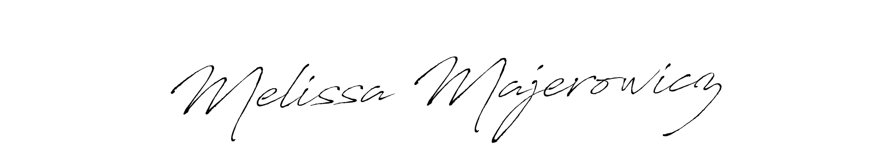 Design your own signature with our free online signature maker. With this signature software, you can create a handwritten (Antro_Vectra) signature for name Melissa Majerowicz. Melissa Majerowicz signature style 6 images and pictures png