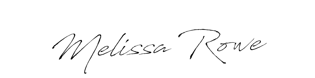 Create a beautiful signature design for name Melissa Rowe. With this signature (Antro_Vectra) fonts, you can make a handwritten signature for free. Melissa Rowe signature style 6 images and pictures png
