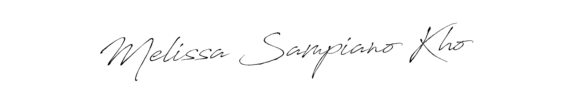 Make a beautiful signature design for name Melissa Sampiano Kho. Use this online signature maker to create a handwritten signature for free. Melissa Sampiano Kho signature style 6 images and pictures png