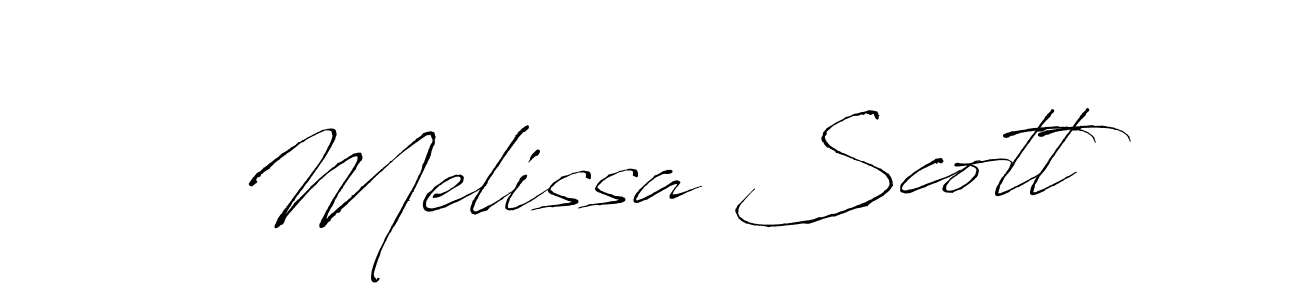 Use a signature maker to create a handwritten signature online. With this signature software, you can design (Antro_Vectra) your own signature for name Melissa Scott. Melissa Scott signature style 6 images and pictures png