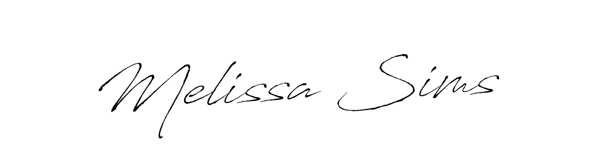 Once you've used our free online signature maker to create your best signature Antro_Vectra style, it's time to enjoy all of the benefits that Melissa Sims name signing documents. Melissa Sims signature style 6 images and pictures png