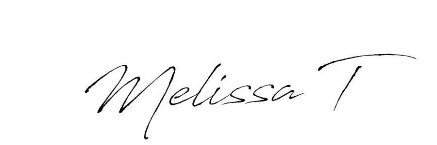 Make a short Melissa T signature style. Manage your documents anywhere anytime using Antro_Vectra. Create and add eSignatures, submit forms, share and send files easily. Melissa T signature style 6 images and pictures png