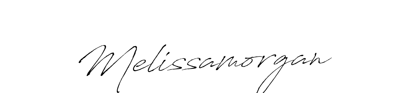 How to make Melissamorgan name signature. Use Antro_Vectra style for creating short signs online. This is the latest handwritten sign. Melissamorgan signature style 6 images and pictures png