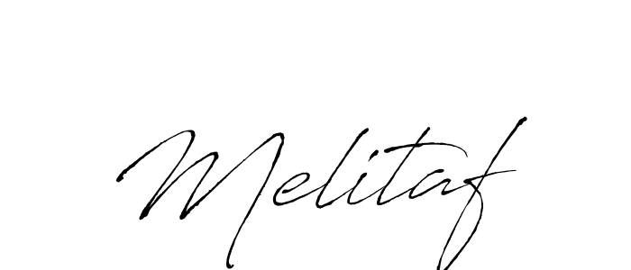 How to Draw Melitaf signature style? Antro_Vectra is a latest design signature styles for name Melitaf. Melitaf signature style 6 images and pictures png