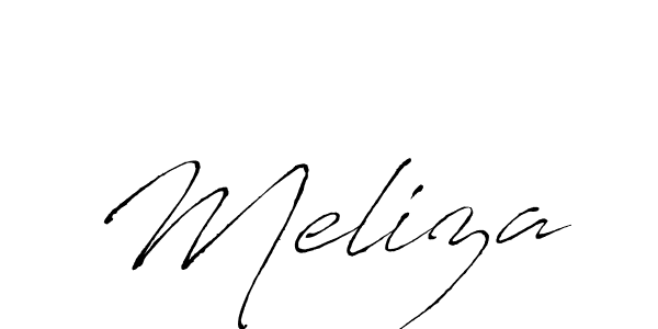 How to make Meliza name signature. Use Antro_Vectra style for creating short signs online. This is the latest handwritten sign. Meliza signature style 6 images and pictures png