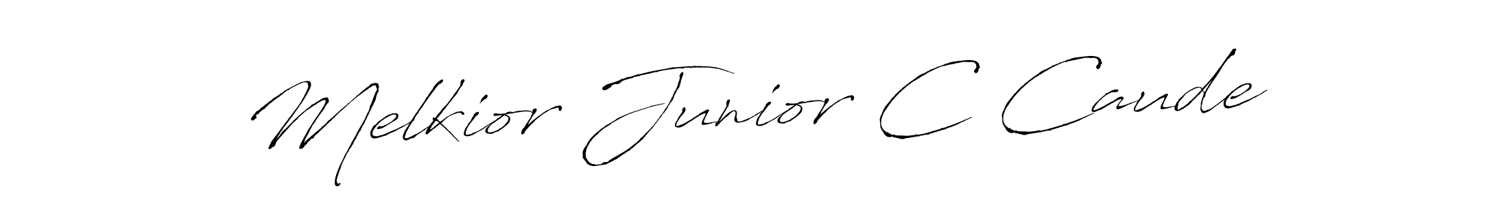 Use a signature maker to create a handwritten signature online. With this signature software, you can design (Antro_Vectra) your own signature for name Melkior Junior C Caude. Melkior Junior C Caude signature style 6 images and pictures png