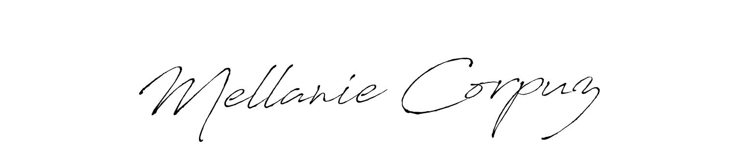 It looks lik you need a new signature style for name Mellanie Corpuz. Design unique handwritten (Antro_Vectra) signature with our free signature maker in just a few clicks. Mellanie Corpuz signature style 6 images and pictures png
