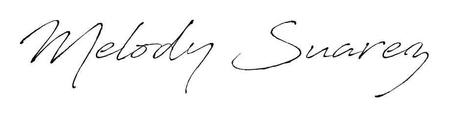 How to make Melody Suarez signature? Antro_Vectra is a professional autograph style. Create handwritten signature for Melody Suarez name. Melody Suarez signature style 6 images and pictures png