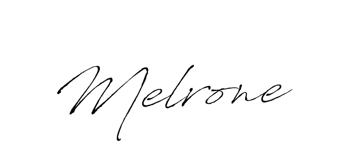 Once you've used our free online signature maker to create your best signature Antro_Vectra style, it's time to enjoy all of the benefits that Melrone name signing documents. Melrone signature style 6 images and pictures png