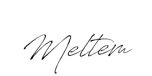 The best way (Antro_Vectra) to make a short signature is to pick only two or three words in your name. The name Meltem include a total of six letters. For converting this name. Meltem signature style 6 images and pictures png