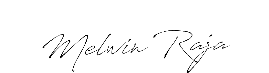 Create a beautiful signature design for name Melwin Raja. With this signature (Antro_Vectra) fonts, you can make a handwritten signature for free. Melwin Raja signature style 6 images and pictures png