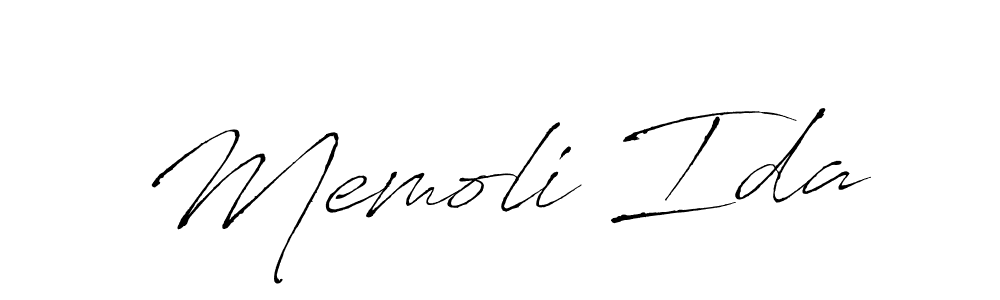 Memoli Ida stylish signature style. Best Handwritten Sign (Antro_Vectra) for my name. Handwritten Signature Collection Ideas for my name Memoli Ida. Memoli Ida signature style 6 images and pictures png