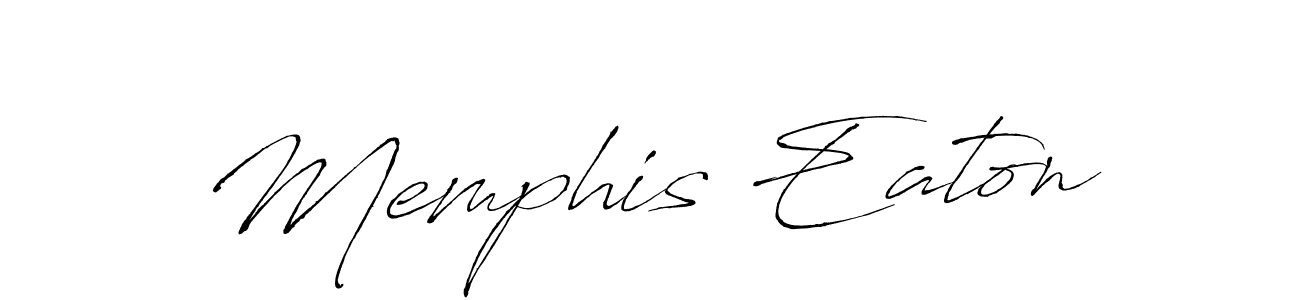 Memphis Eaton stylish signature style. Best Handwritten Sign (Antro_Vectra) for my name. Handwritten Signature Collection Ideas for my name Memphis Eaton. Memphis Eaton signature style 6 images and pictures png