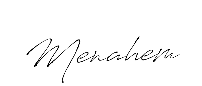 Use a signature maker to create a handwritten signature online. With this signature software, you can design (Antro_Vectra) your own signature for name Menahem. Menahem signature style 6 images and pictures png