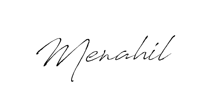 It looks lik you need a new signature style for name Menahil. Design unique handwritten (Antro_Vectra) signature with our free signature maker in just a few clicks. Menahil signature style 6 images and pictures png