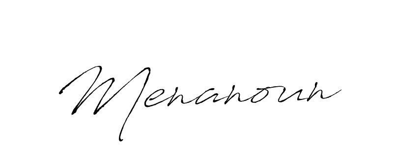 Best and Professional Signature Style for Menanoun. Antro_Vectra Best Signature Style Collection. Menanoun signature style 6 images and pictures png